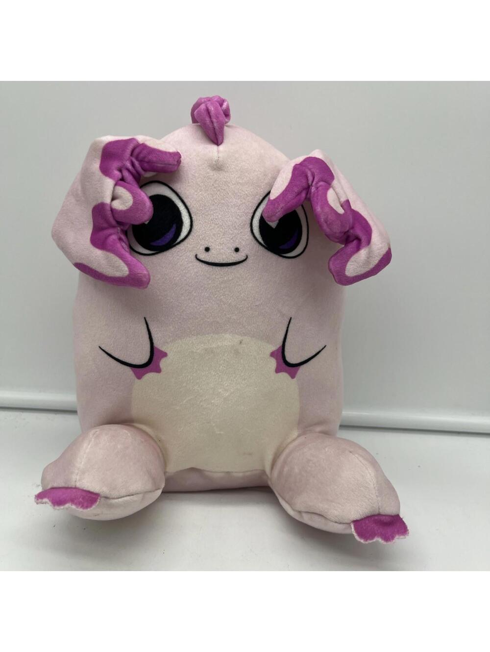 Flipeez 8 Pink Axolotl Squeeze Me Soft Plush FLAW